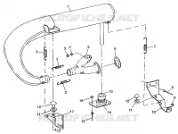 ABGASSYSTEM XCF 0971643 (4938613861C002)