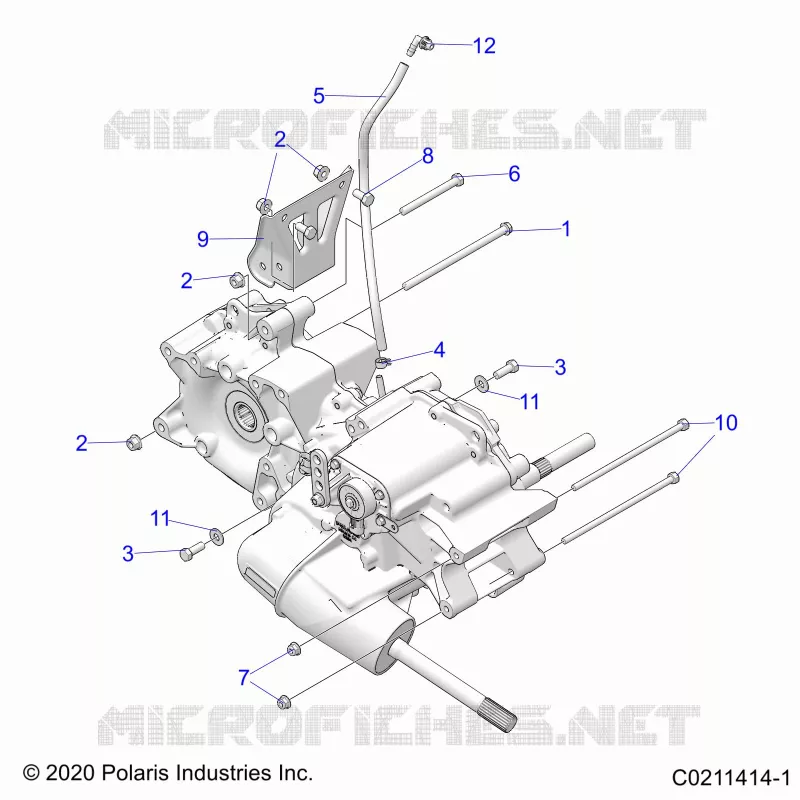 ANTRIEB, MAIN GEARCASE MOUNTING