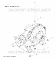 GETRIEBEGEHÄUSE, MOUNTING, REAR (BUILT AFTER 1/15/07)