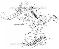 FRONT SUSPENSION AND SKI