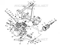 MOTORAUFHÄNGUNG Sport 400L W958540 (4930133013A009)