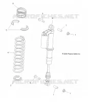 FRONT SUSPENSION SCHOCK MOUNTING