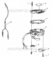 KONTROLLEN-DROSSELN ASM./CABLE Trail Boss W938527 (4924072407016A)