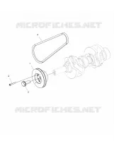 ENGINE, DRIVE ROLLE AND DRIVE BELT