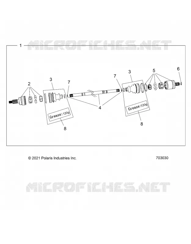 ANTRIEB, HALF SHAFT, FRONT
