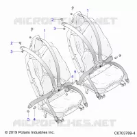 SITZ MOUNTING, REAR, 6 POINT