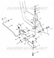 FOOT PEDAL   BREMSE Swedish Magnum 6X6 S97AE42E (4940754075C002)