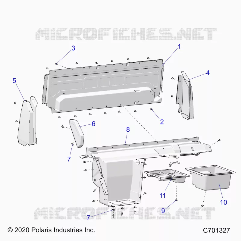 KAROSSERIE HINTEN CLOSEOFF, AND FENDERS