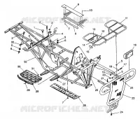 BUMPER / GEPÄCHTRÄGER MOUNTING 6X6 350L S938739 (4924362436003A)