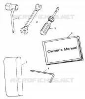TOOL KIT SL 700 B974071, INTL. SL 700 I974071, SL 700 DELUXE B974072 AND IN (4940874087C002)