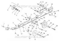 Schienen-Montage (SUSPENSION) 600 XC 0971776 and EUROPEAN 600 XC E971776 (4937933793B010)