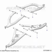 FRONT SUSPENSION CONTROL ARMS MOUNTING