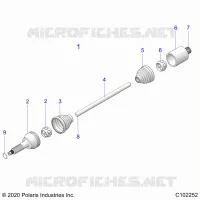ANTRIEB, DRIVE SHAFT, MIDDLE