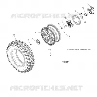RADS, FRONT AND HUB