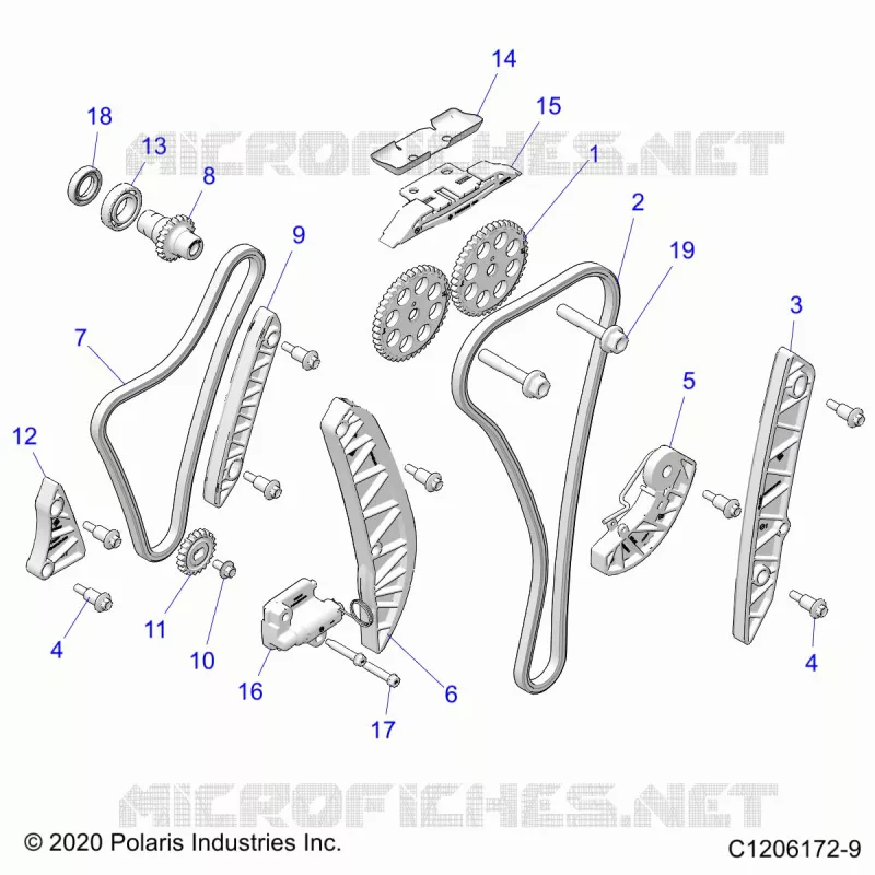 ENGINE, TIMING AND OIL KETTEN DRIVES