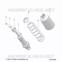 SUSPENSION, FRONT SHOCK TRACK (7045714)