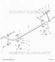 SUSPENSION, STABILISATORSTANGE, REAR