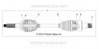 ANTRIEB, REAR HALF SHAFT