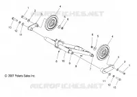 SUSPENSION, HINTER Drehmomentarm (M-10)
