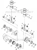 KOLBEN   KURBELWELLE 500 RMK 0982964 AND EUROPEAN 500 RMK E982964 (4942634263C010)