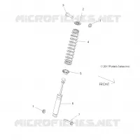 FRONT SUSPENSION SCHOCK MOUNTING