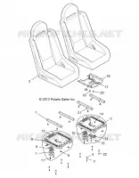 SITZ ASM. AND SLIDER