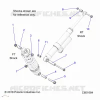 SUSPENSION, SHOCK MOUNTING, REAR SUSP.