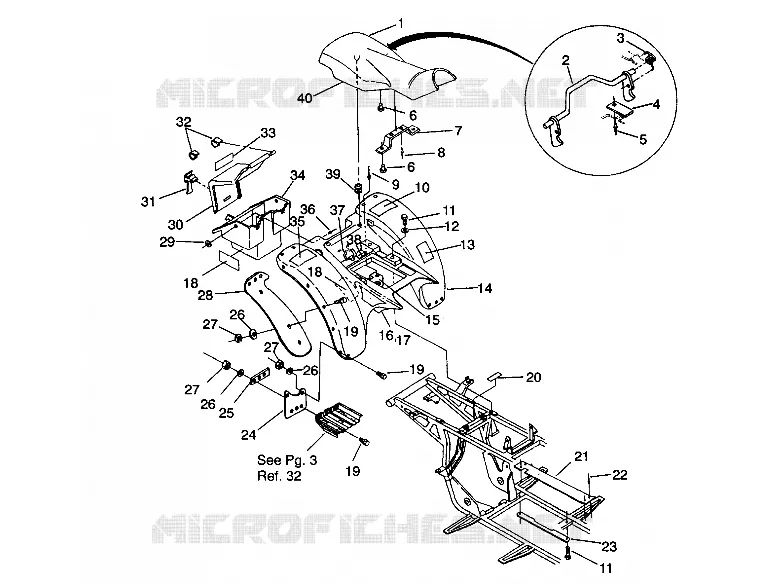 HINTER CAB ASSEMBLY 2X4 350L W937539 (4924032403002A)