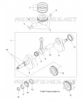 MOTOR, KURBELWELLE AND KOLBEN