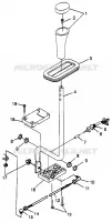 GEAR SELECTOR SCRAMBLER 400L W97BC38C (4939893989C008)