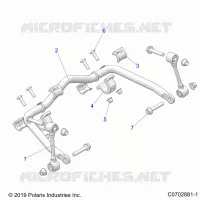 SUSPENSION, FRONT STABILISATORSTANGE
