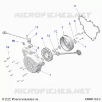 ENGINE, STATOR AND FLYRAD