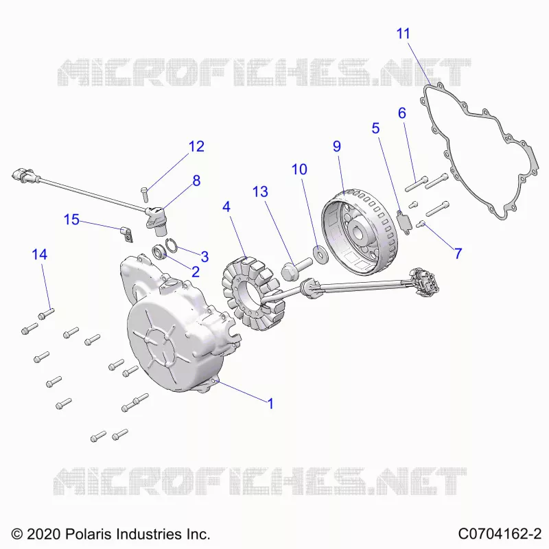 ENGINE, STATOR AND FLYRAD