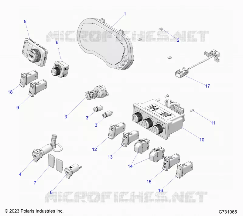 ELEKTRIC, DASH COMPONENTS