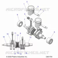 ENGINE, PISTON AND KURBELWELLE