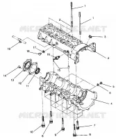 CRANKCASE ASSEMBLY RXL 0940768 AND RXL TOURING 0940869 (4925062506040A)
