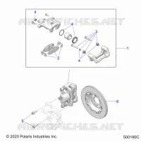 BRAKES, BREMSZANGE VORNE
