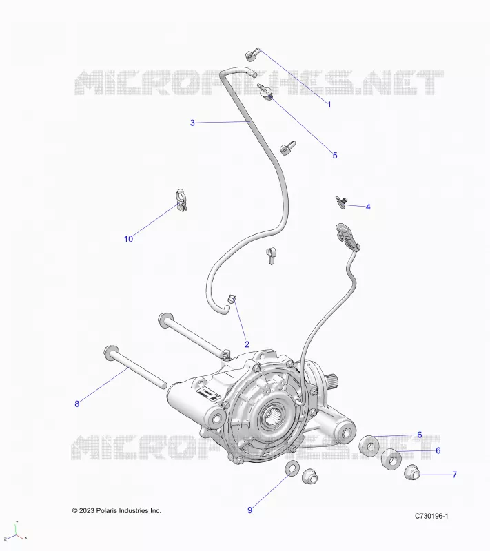 ANTRIEB, FRONT GEARCASE MOUNTING