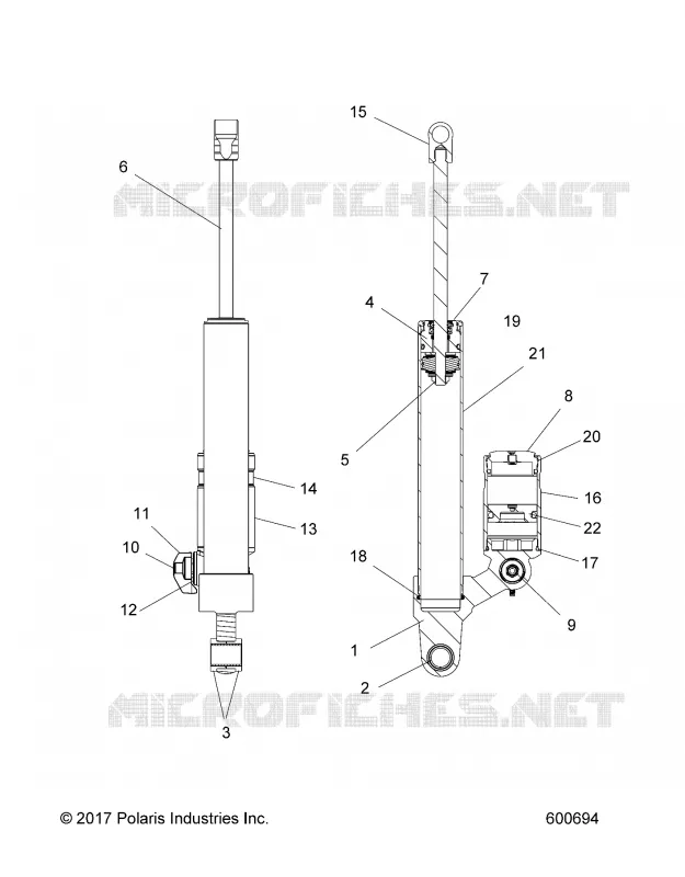 SUSPENSION, FEDER TRACK 7044624