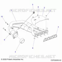 ENGINE, ABGASSYSTEM, HEADPIPE AND RELATED