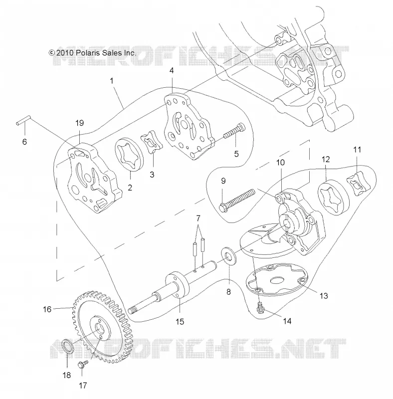 MOTOR, OIL SYSTEM and ÖLPUMPE