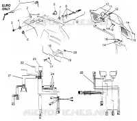 Konsolen   KABELSTRANG 600 XCR SP 0965677 and EUROPEAN 600 XCR SP E965677 (4932063206A011)