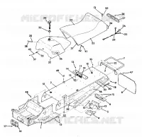 CHASSIS AND SITZ  INDY LITE AND STAR LITE (4919311931001A)