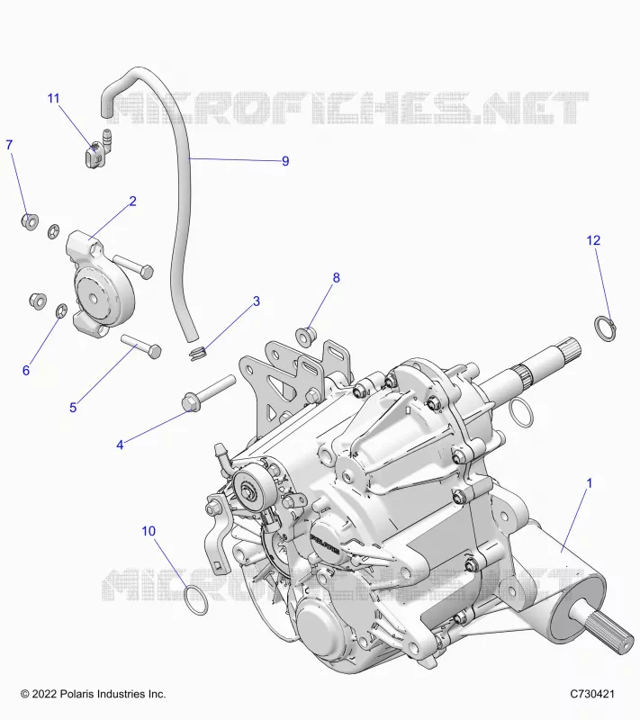 ANTRIEB, MAIN GEARCASE MOUNTING