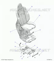 SITZ ASM. REAR
