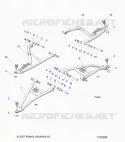 FRONT SUSPENSION CONTROL ARMS