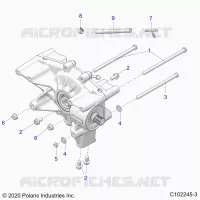 ANTRIEB, REAR GEARCASE MOUNTING