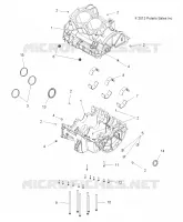 ENGINE, CRANKCASE