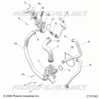 MOTOR, WATERPUMP AND BYPASS
