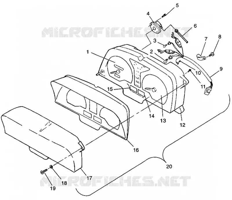INSTRUMENTE 600 XCR 0975677, 600 XCR SE H975677 and EUROPEAN 600 XCR SE E97 (4937963796A014)